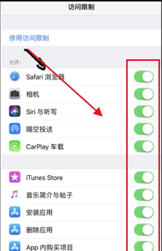 iphone手机在那里设置访问权限
