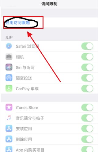 iphone手机在那里设置访问权限