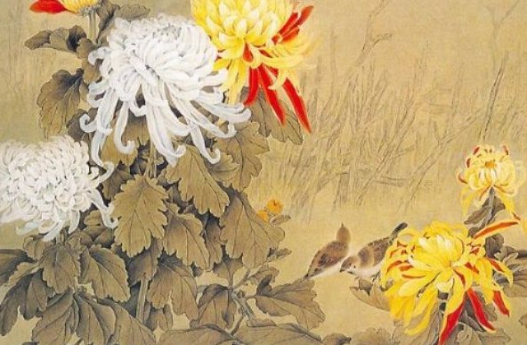 他日我若为青帝，报与桃花一处开的出处和含义