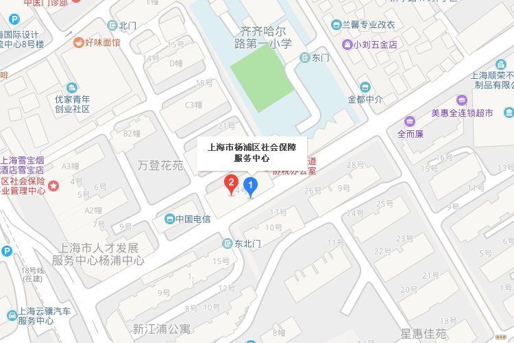 上海杨浦区的社保中心在哪，营业时间多少，周末开门么