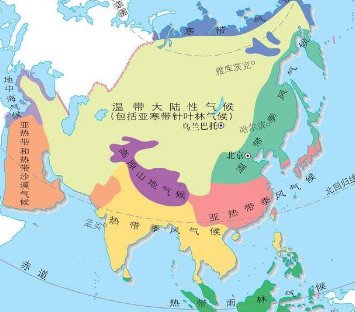 地理：所有的气候类型和分布情况及特点？