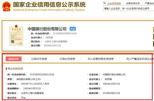 工商局注册公司查询