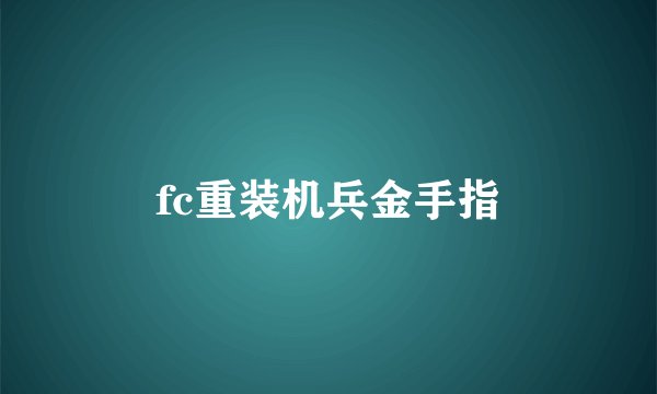 fc重装机兵金手指
