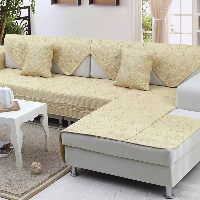 皮沙发放什么沙发垫好看？