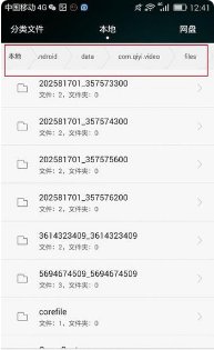 手机爱奇艺下载视频存在哪个文件夹
