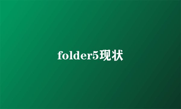 folder5现状