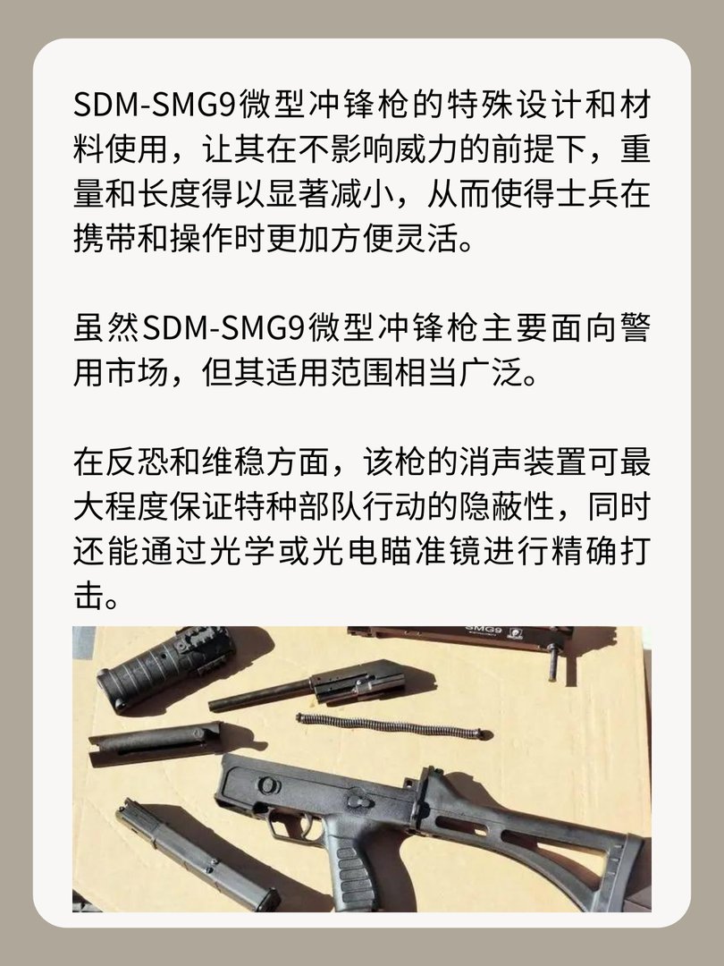 SDM-SMG9微型冲锋枪