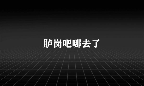 胪岗吧哪去了
