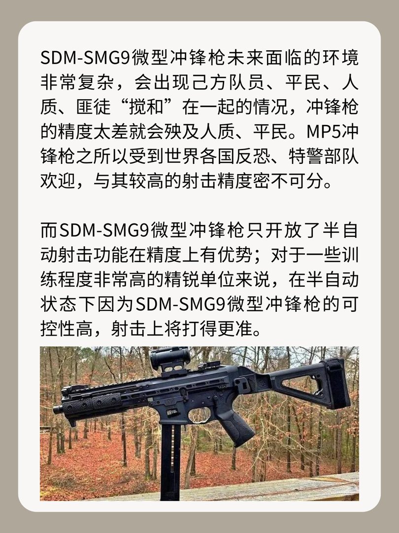 SDM-SMG9微型冲锋枪