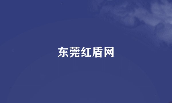东莞红盾网