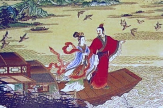 谁解乘舟寻范蠡,五湖烟水独忘机打三个数