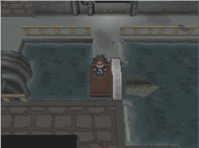 口袋妖怪黑白2飞云下水道往里走的伊布在哪？ 求图和走法 谢谢~~~