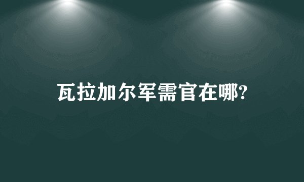 瓦拉加尔军需官在哪?