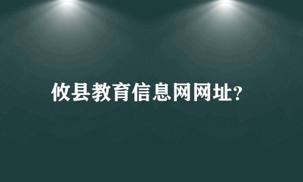 攸县教育信息网网址？