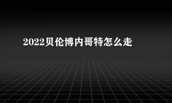 2022贝伦博内哥特怎么走