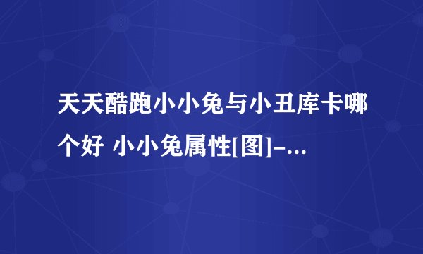 天天酷跑小小兔与小丑库卡哪个好 小小兔属性[图]-手游攻略-游戏鸟手游网