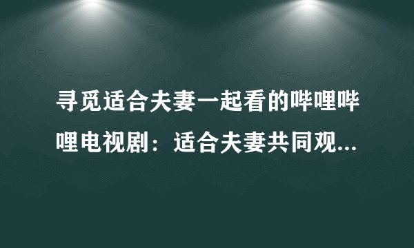 寻觅适合夫妻一起看的哔哩哔哩电视剧：适合夫妻共同观看的B站电视剧推荐
