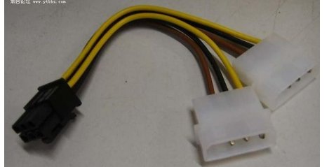 七彩虹gtx750ti电源辅助线怎么接