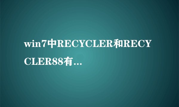 win7中RECYCLER和RECYCLER88有什么区别