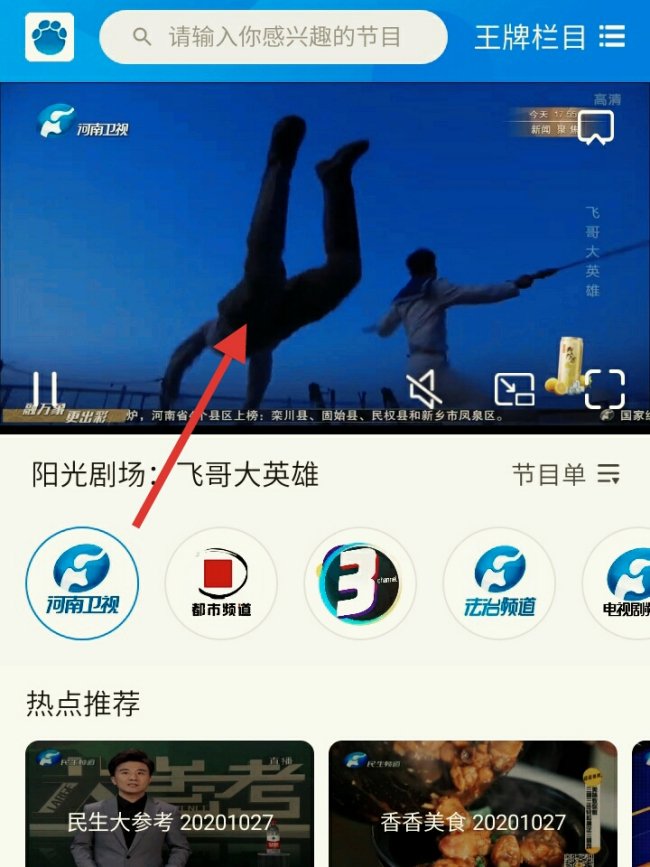 手机看河南卫视直播怎么看