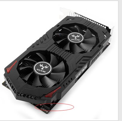 七彩虹gtx750ti电源辅助线怎么接