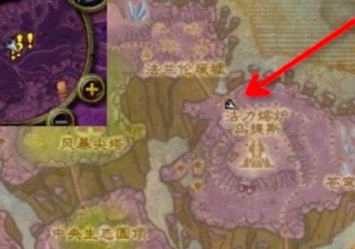 魔兽世界 巴什伊尔码头在哪 我要具体点的地图