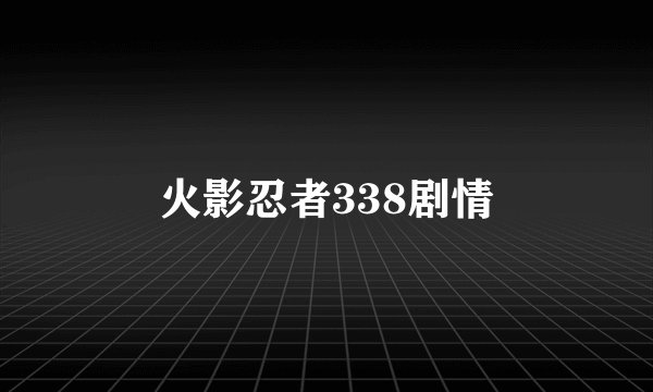 火影忍者338剧情