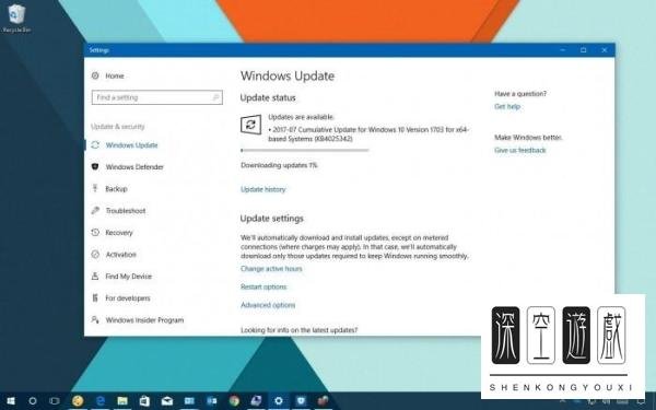 Windows10七月累积更新补丁KB4025339/KB4025342/KB4025344更新汇总