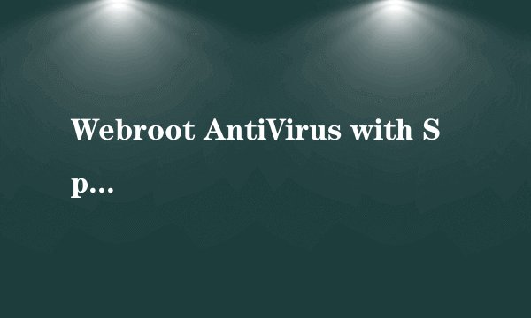 Webroot AntiVirus with SpySweeper是什么软件?