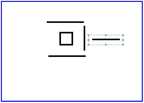 任意挪动两根牙签使糖在外面，形状还是叉子不变？