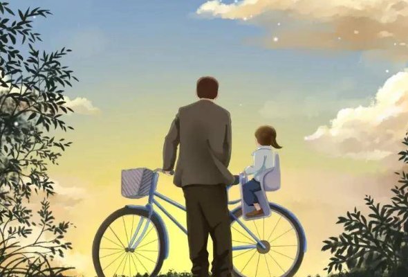 父亲缓慢有力挺送女儿的话简