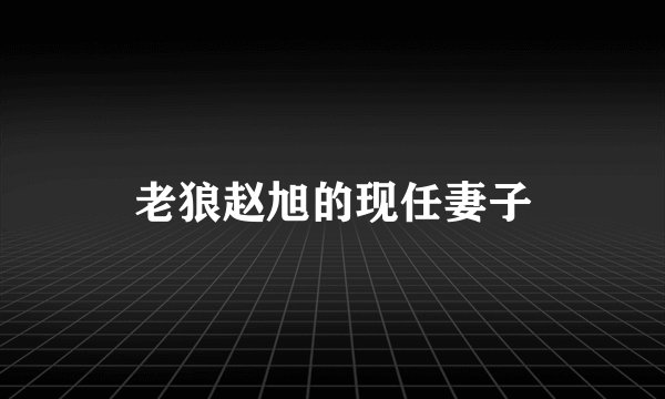 老狼赵旭的现任妻子