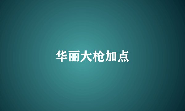 华丽大枪加点