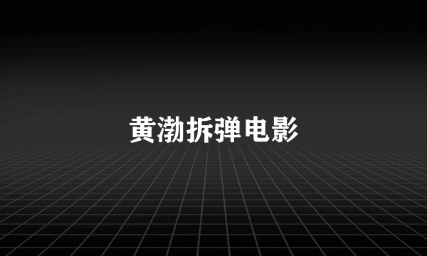 黄渤拆弹电影