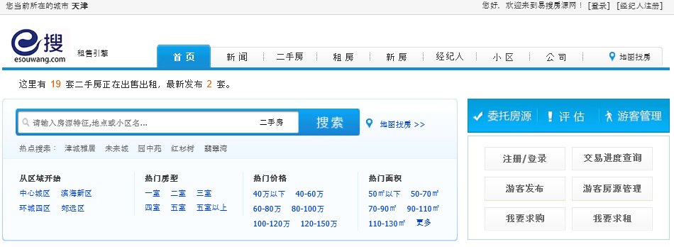 易搜房源网有租房信息吗？