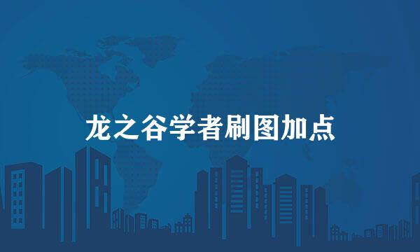 龙之谷学者刷图加点