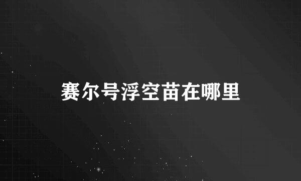 赛尔号浮空苗在哪里