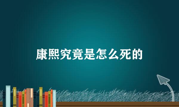 康熙究竟是怎么死的