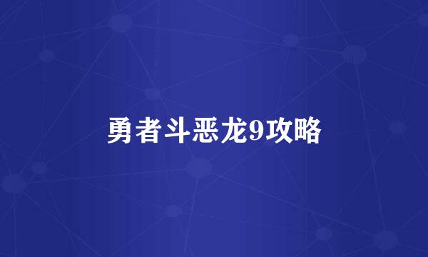 勇者斗恶龙9攻略