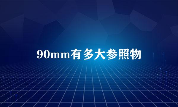 90mm有多大参照物
