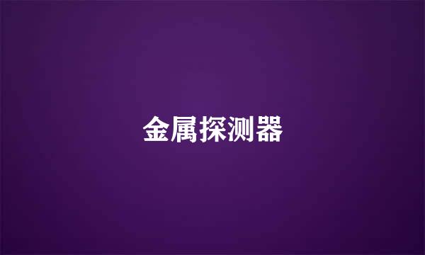 金属探测器