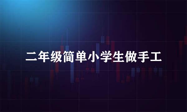 二年级简单小学生做手工