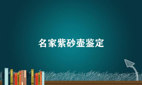 名家紫砂壶鉴定