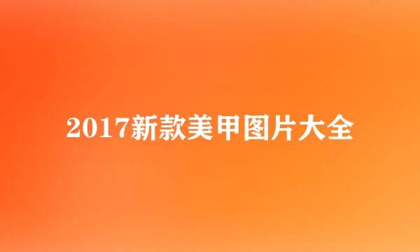 2017新款美甲图片大全