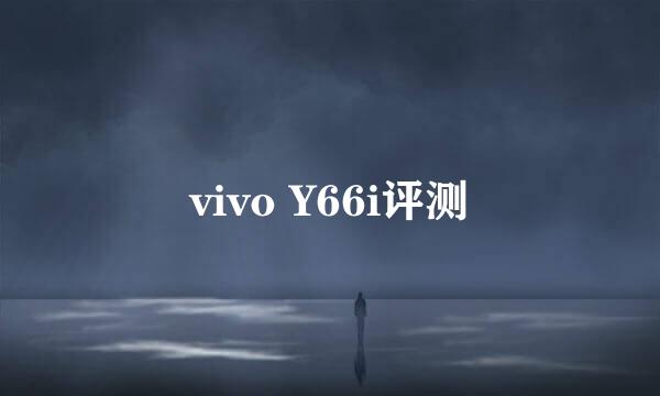vivo Y66i评测