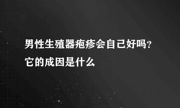 男性生殖器疱疹会自己好吗？它的成因是什么