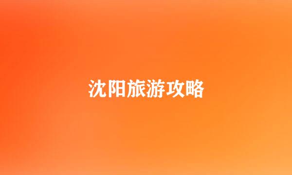 沈阳旅游攻略