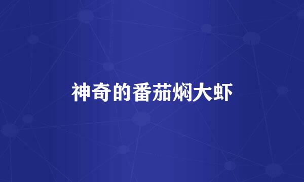 神奇的番茄焖大虾