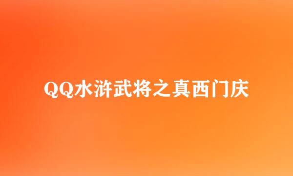 QQ水浒武将之真西门庆