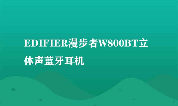EDIFIER漫步者W800BT立体声蓝牙耳机